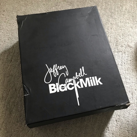 BNIB Jeffrey Campbell x Black Milk ‘Sick of Men’ 99 Tie Lace-Up Wedges / Size 7 - Picture 10 of 12